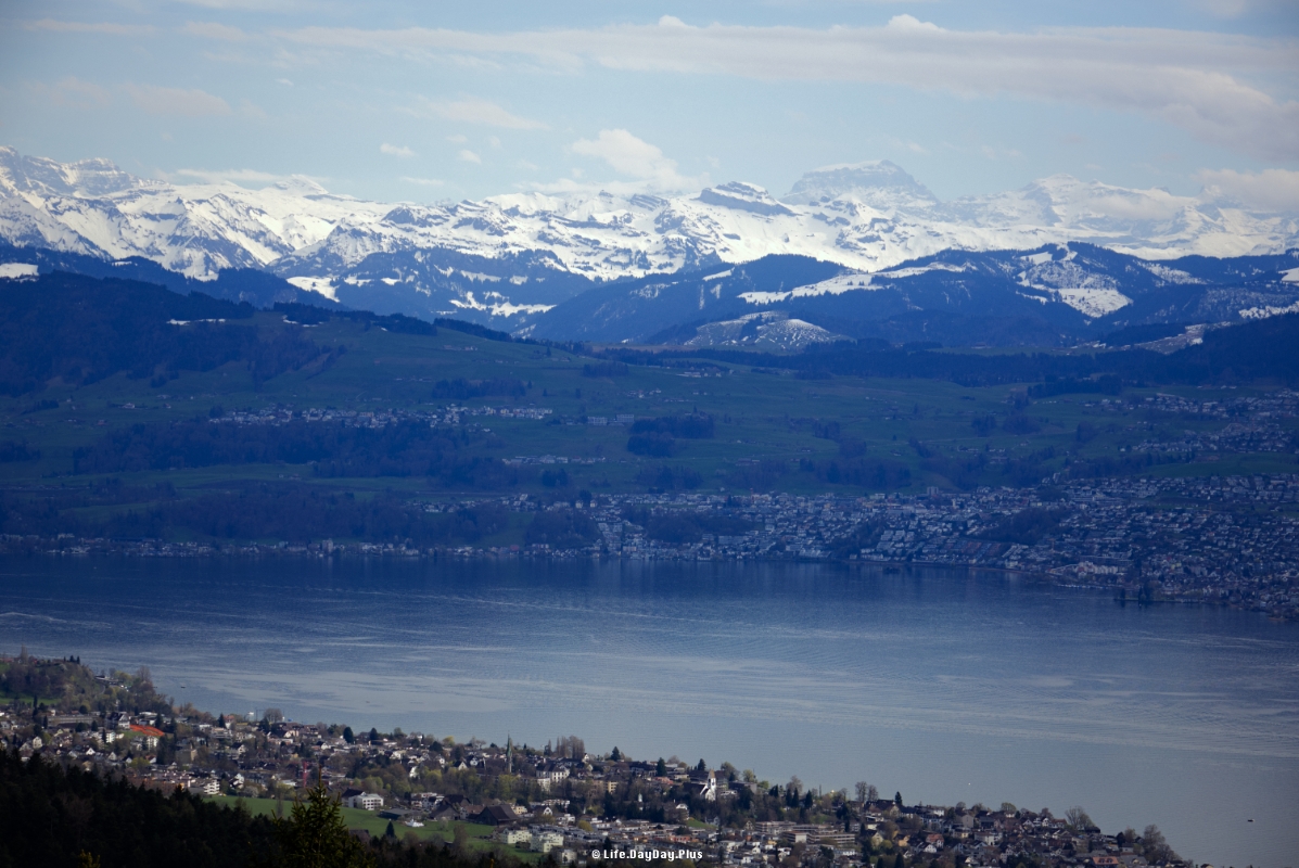 在Pfannenstiel塔上远眺